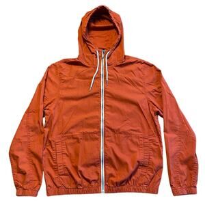 Dark orange denim and flower Ricky Singh Lightweight Jacket